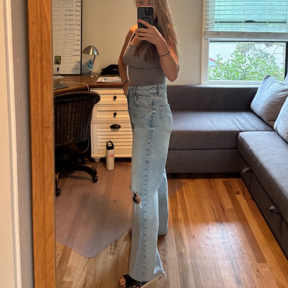 ZARA • HIGH RISE • WIDE LEG • 8 - Picture 8 of 8